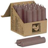 Kurze Stabkerzen 100mmx22mm, durchgehend gefärbt