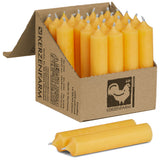 Kurze Stabkerzen 100mmx22mm, durchgehend gefärbt