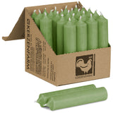 Kurze Stabkerzen 100mmx22mm, durchgehend gefärbt