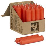 Kurze Stabkerzen 100mmx22mm, durchgehend gefärbt