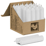 Kurze Stabkerzen 100mmx22mm, durchgehend gefärbt